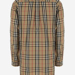 CAMICIA IN COTONE CON MOTIVO CHECK 8111851 ARCHIVEBEIGEIPCHK BURBERRY 