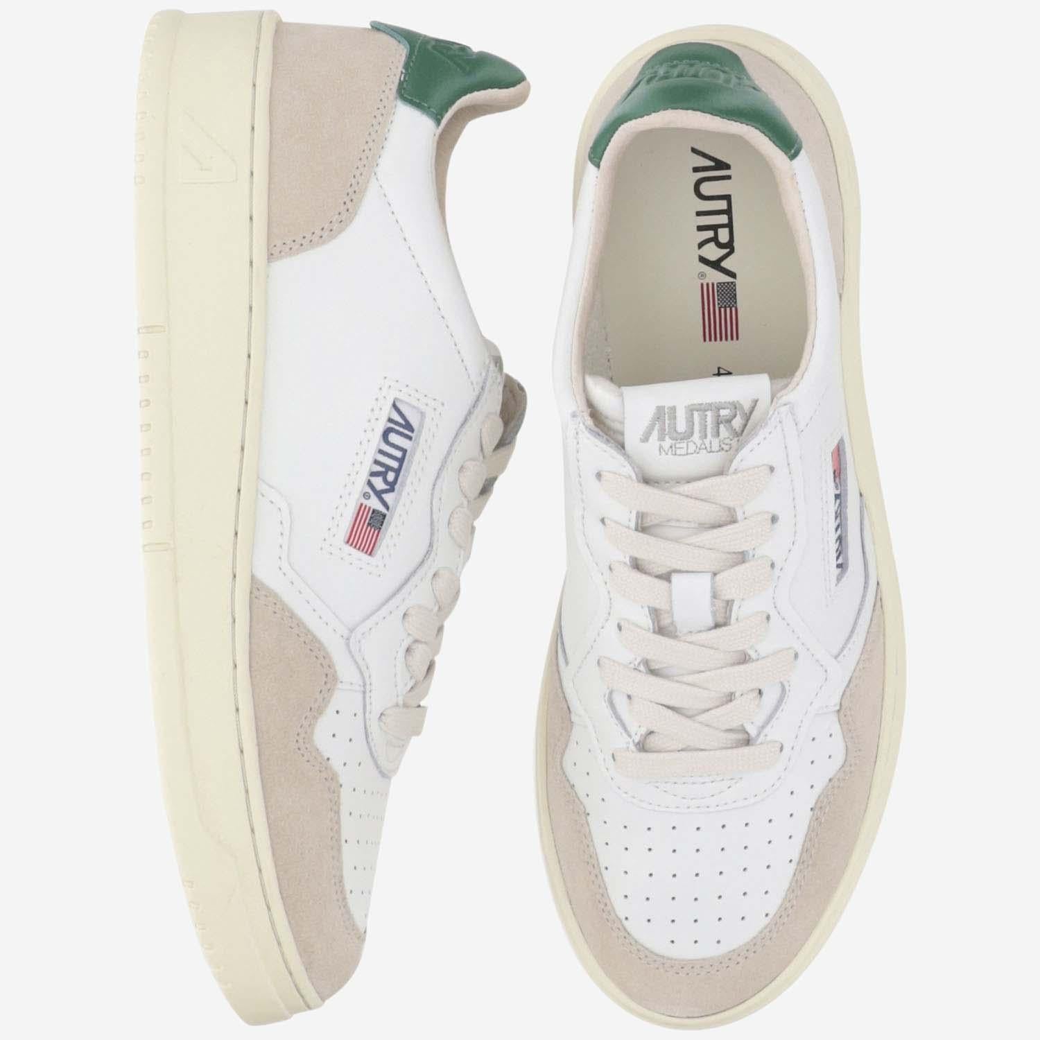 SNEAKERS LOW MEDALIST IN PELLE AULMLS23 WHTAMAZ AUTRY 