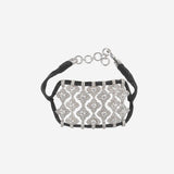 BRACCIALE ARGENTO CON DETTAGLIO GEOMETRICO BRASILIA CHOCO SILVIA BINI GIOIELLI 