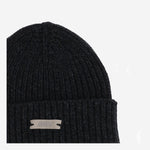 BEANIE IN LANA CON LOGO BEPUT7KK VBLACK AUTRY 