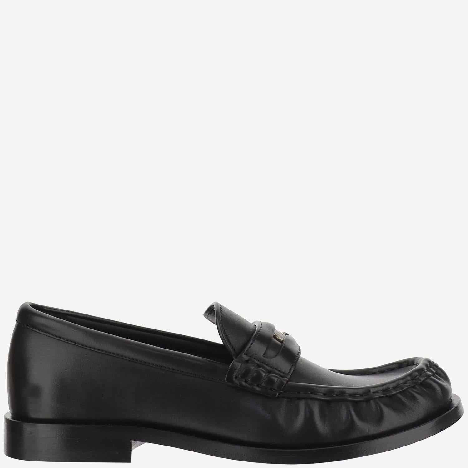 MOCASSINI CADET IN PELLE 8111868 BLACK BURBERRY 