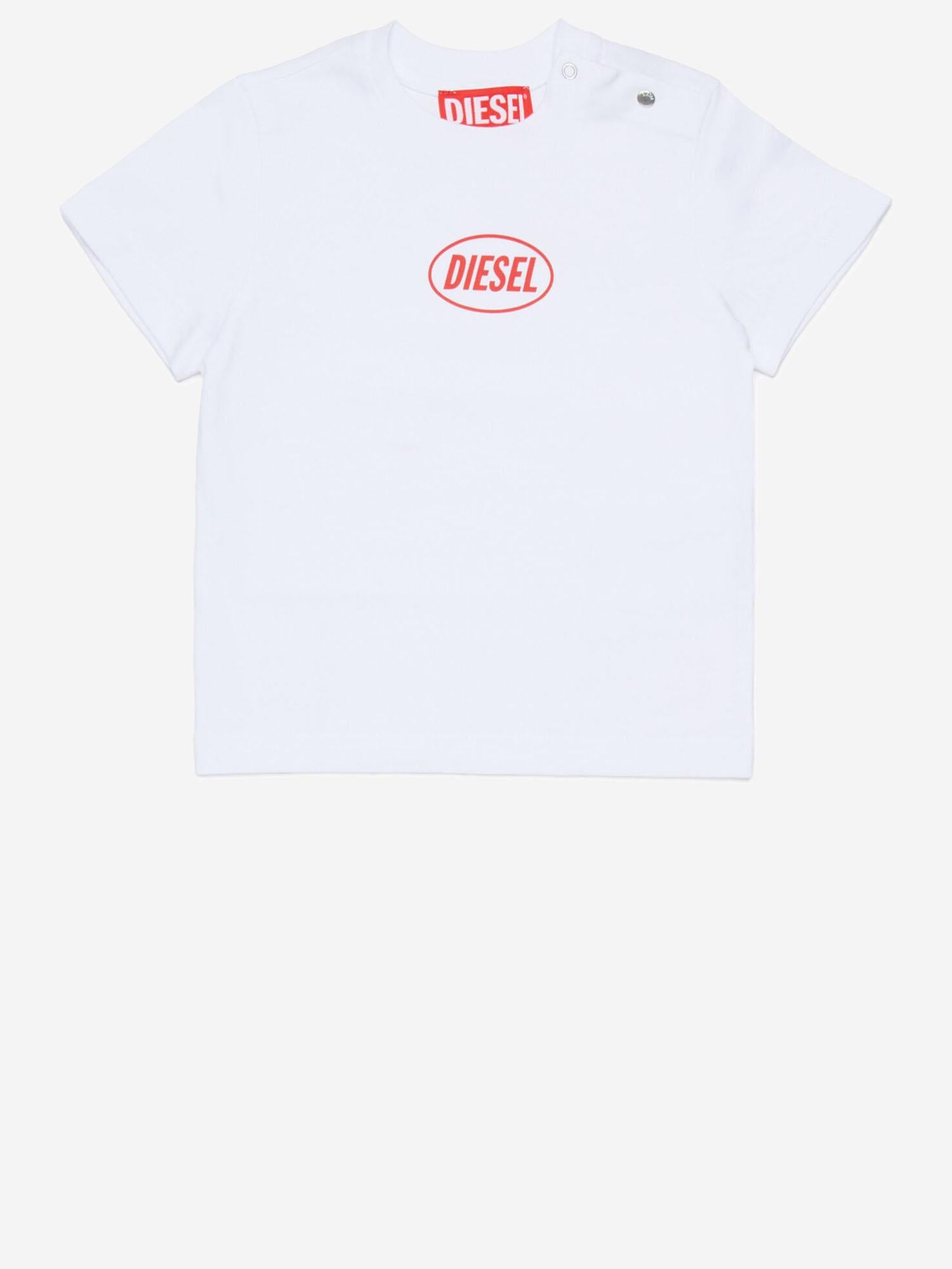 T-SHIRT TOLPYB IN COTONE K00764 0GRAIK100 DIESEL KIDS 