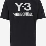 T-SHIRT ADIDAS Y-3 X NEIGHBORHOOD X DAINESE IN COTONE JW6999 BLACK ADIDAS Y3 X NBDH X DAINESE 