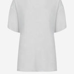 T-SHIRT LINDA IN COTONE E CASHMERE 181251015 100 KHAITE 