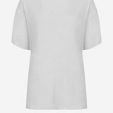 T-SHIRT LINDA IN COTONE E CASHMERE 181251015 100 KHAITE 