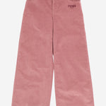 PANTALONI IN VELLUTO A COSTE JFF380 AYMCF1T6P FENDI KIDS 