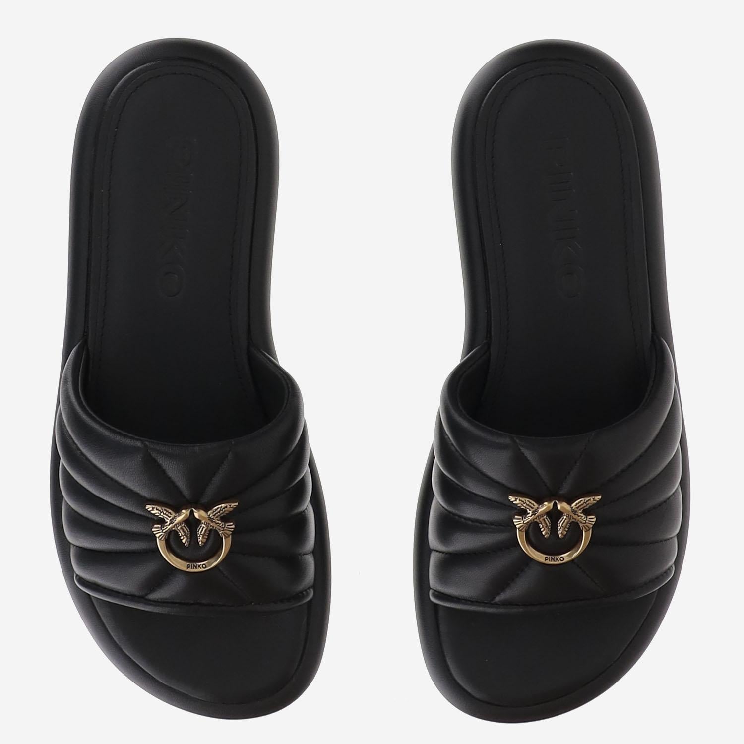 SANDALI FIONA IN PELLE LOVE BIRDS SD0525 P003Z99 PINKO 