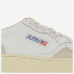 SNEAKERS MEDALIST LOW IN PELLE AULWLS37 WHTPOW AUTRY 