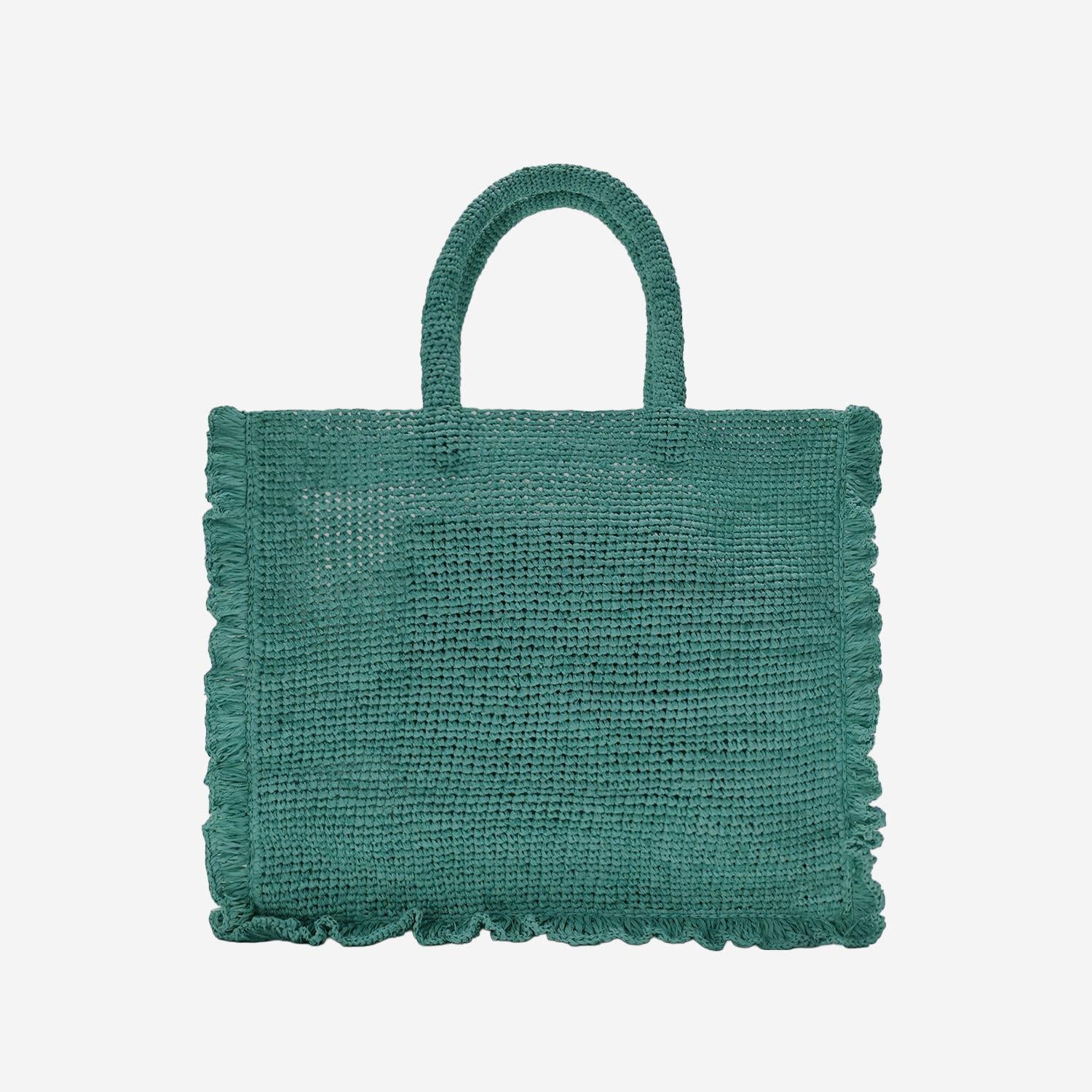 BORSA VOLANT IN RAFIA RAFV002 01529L MC2 SAINT BARTH 