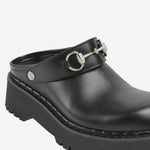 MULES CON MORSETTO IN PELLE 835829 AADCW1000 GUCCI 