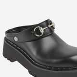 MULES CON MORSETTO IN PELLE 835829 AADCW1000 GUCCI 