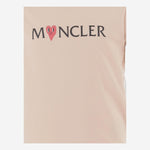 T-SHIRT IN COTONE CON LOGO 8C0003583907 514 MONCLER ENFANTS 