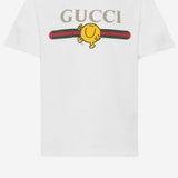 T-SHIRT IN COTONE CON STAMPA 575114 XJHPS9320 GUCCI KIDS 