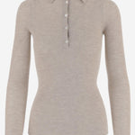 POLO IN MAGLIA IN CASHMERE E SETA S26614 0820 SASUPHI 