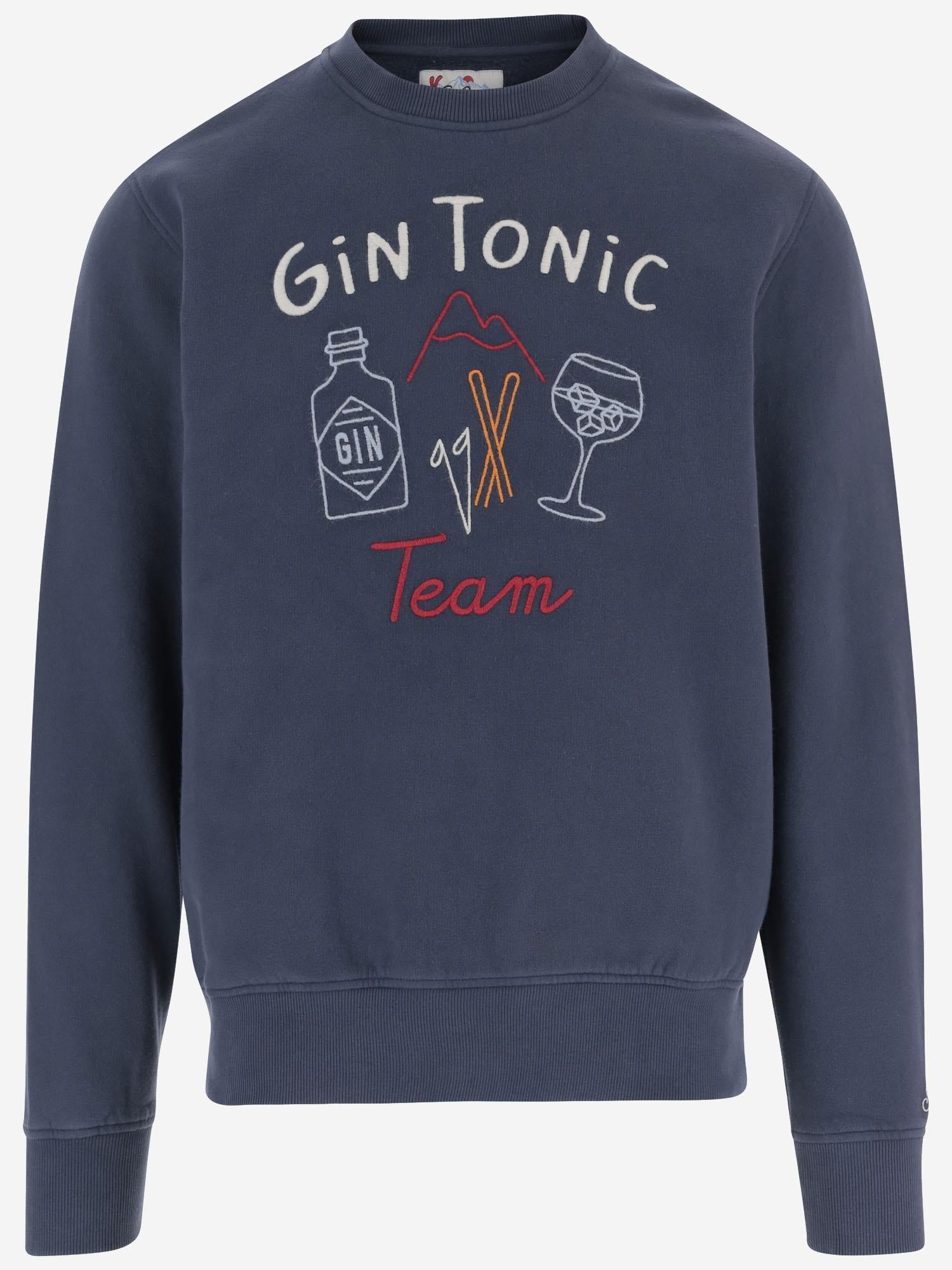 FELPA IN COTONE CON  RICAMO LOGO SOH0004 02645I MC2 SAINT BARTH 