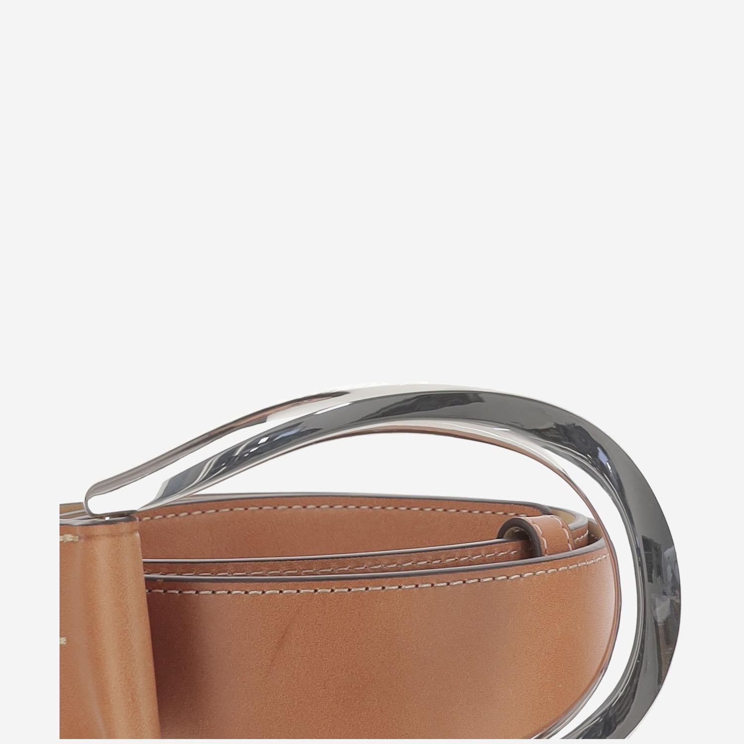 Cintura in pelle con fibbia maxi a staffa 429P05793 002 POLO RALPH LAUREN 