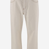 JEANS IN COTONE CON LOGO HTR001DE0039 136 AMI 