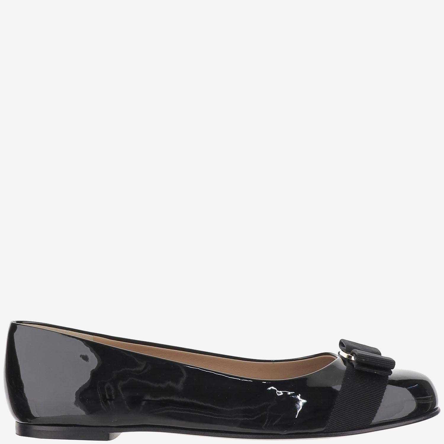 SALVATORE FERRAGAMO VARINA007NEROBISCOTTOAI2011