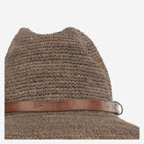 CAPPELLO panama IN RAFIA SAFARI DARKTEA IBELIV 