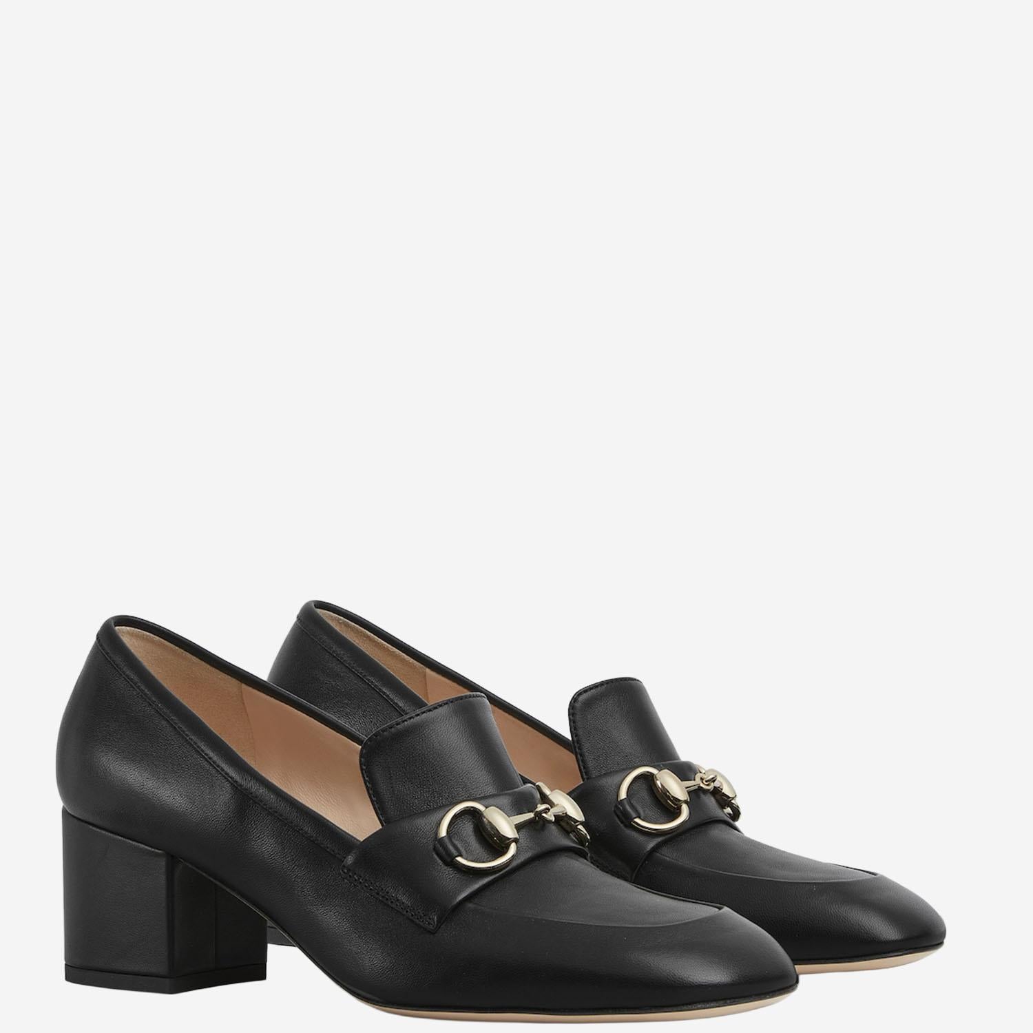 Décolleté mocassino con morsetto 832443 BKO001000 GUCCI 