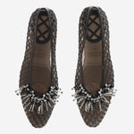 BALLERINE TRASPARENTI CON DECORAZIONE HJ25PSALST03BK01 BLACK HEAVENLY JELLY 