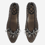 BALLERINE TRASPARENTI CON DECORAZIONE HJ25PSALST03BK01 BLACK HEAVENLY JELLY 