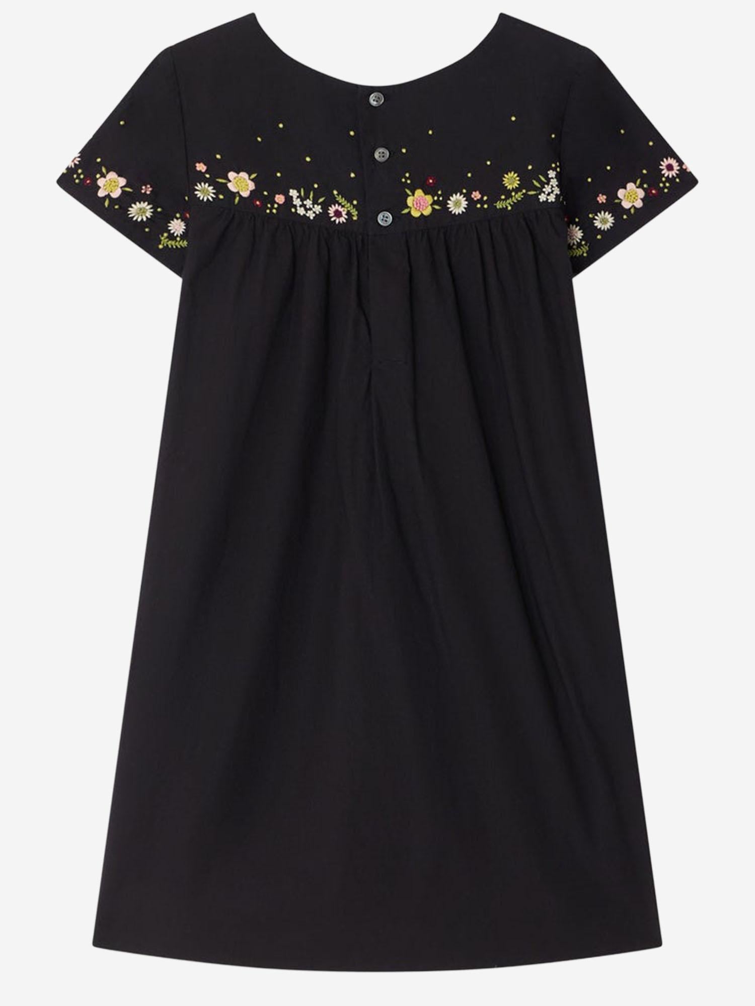 ABITO IN COTONE CON RICAMO FLOREALE S06GDRW00004 199A BONPOINT KIDS 