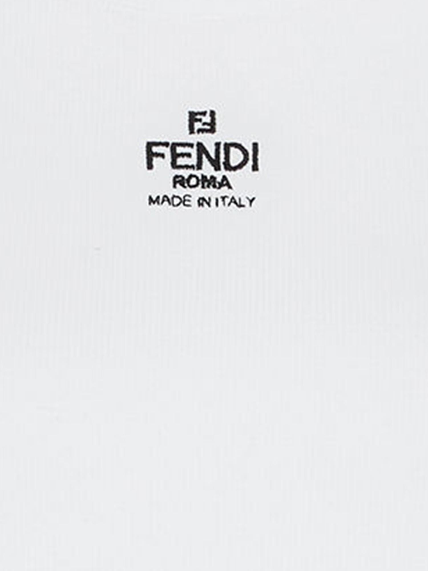 TOP IN COTONE STRETCH CON LOGO FS8110 ANQMF0ZNM FENDI 