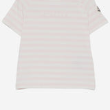 T-SHIRT IN COTONE STRETCH CON MOTIVO A RIGHE 8C0001289BCP F05 MONCLER ENFANTS 