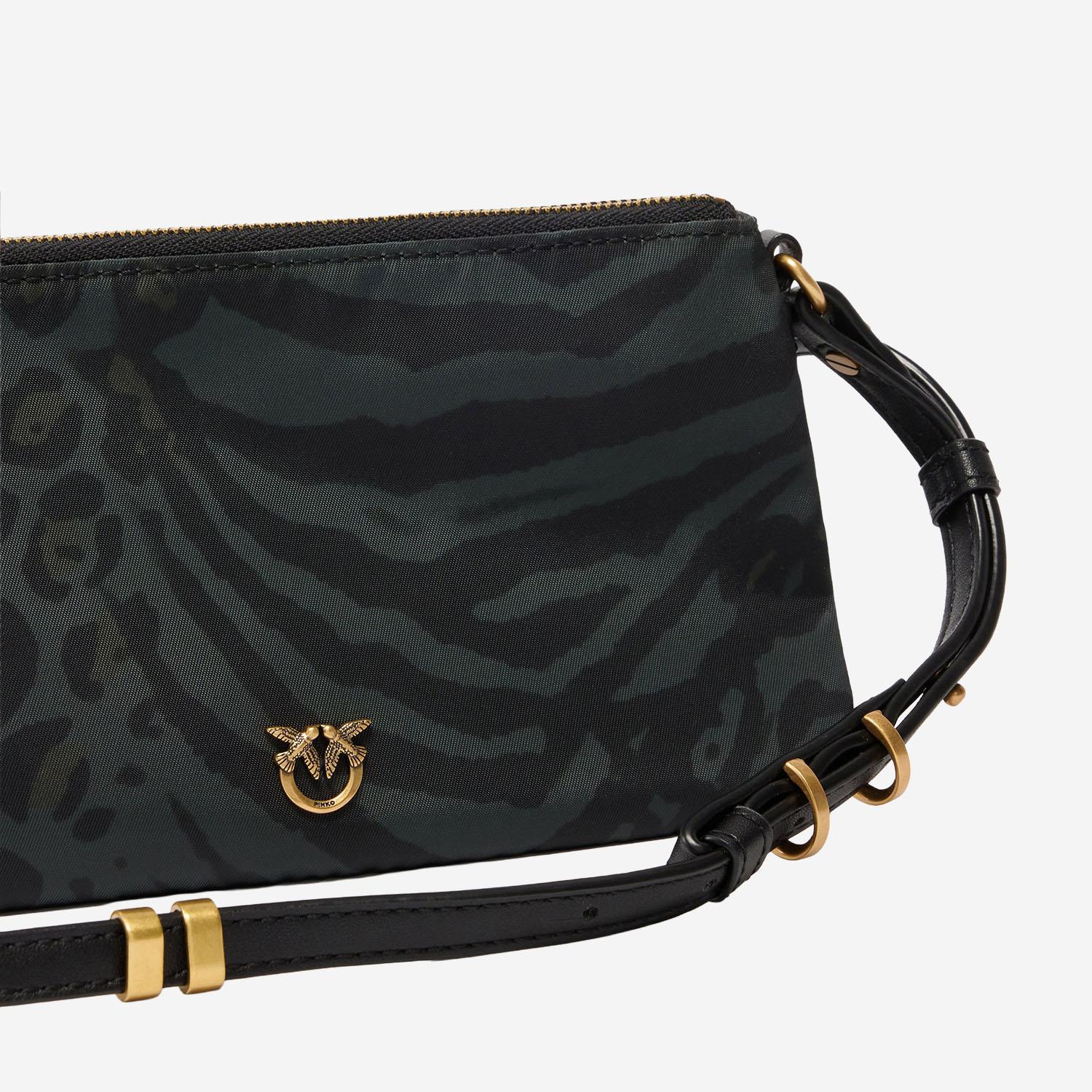 BORSA A TRACOLLA CON STAMPA ANIMALIER 105359 A35GSD1Q PINKO 