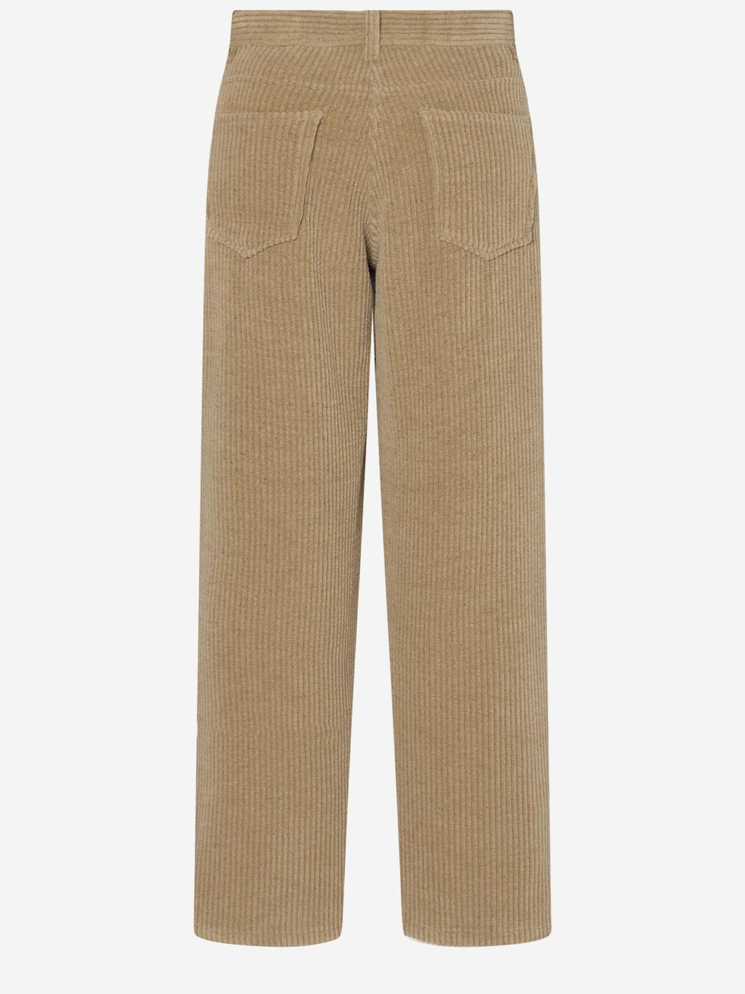 PANTALONI CLAIR IN VELLUTO A COSTE 10367W4018 ANI THE ROW 