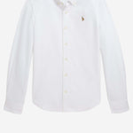 CAMICIA IN COTONE CON LOGO 313929954 004 POLO RALPH LAUREN KIDS 
