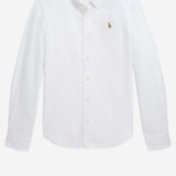 CAMICIA IN COTONE CON LOGO 313929954 004 POLO RALPH LAUREN KIDS 