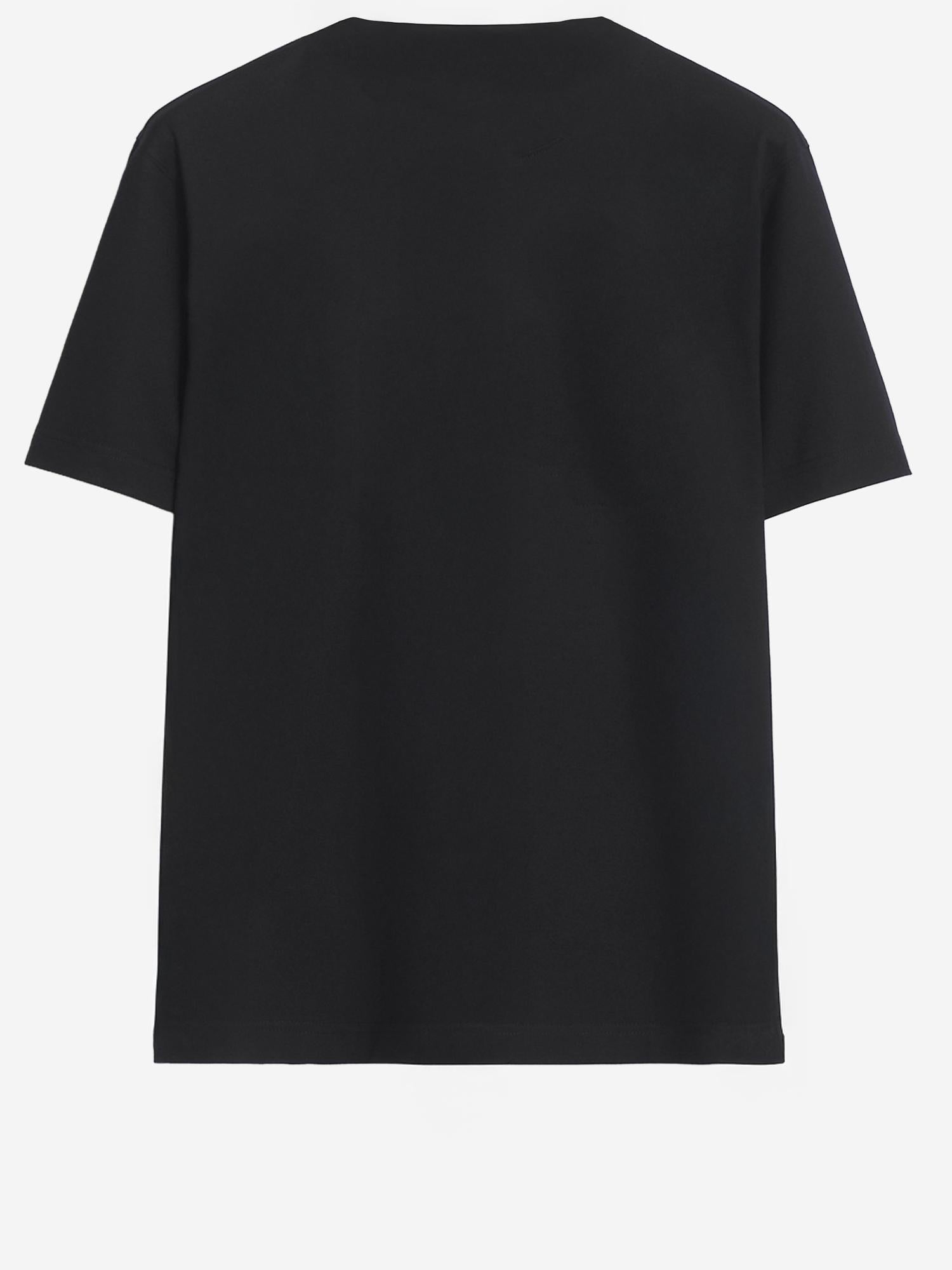 T-SHIRT IN COTONE CON LOGO 8122387 BLACK BURBERRY 
