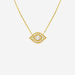 collana WHITE MAJESTIC EYE<BR/> CO427G GOLD MYA BAY 