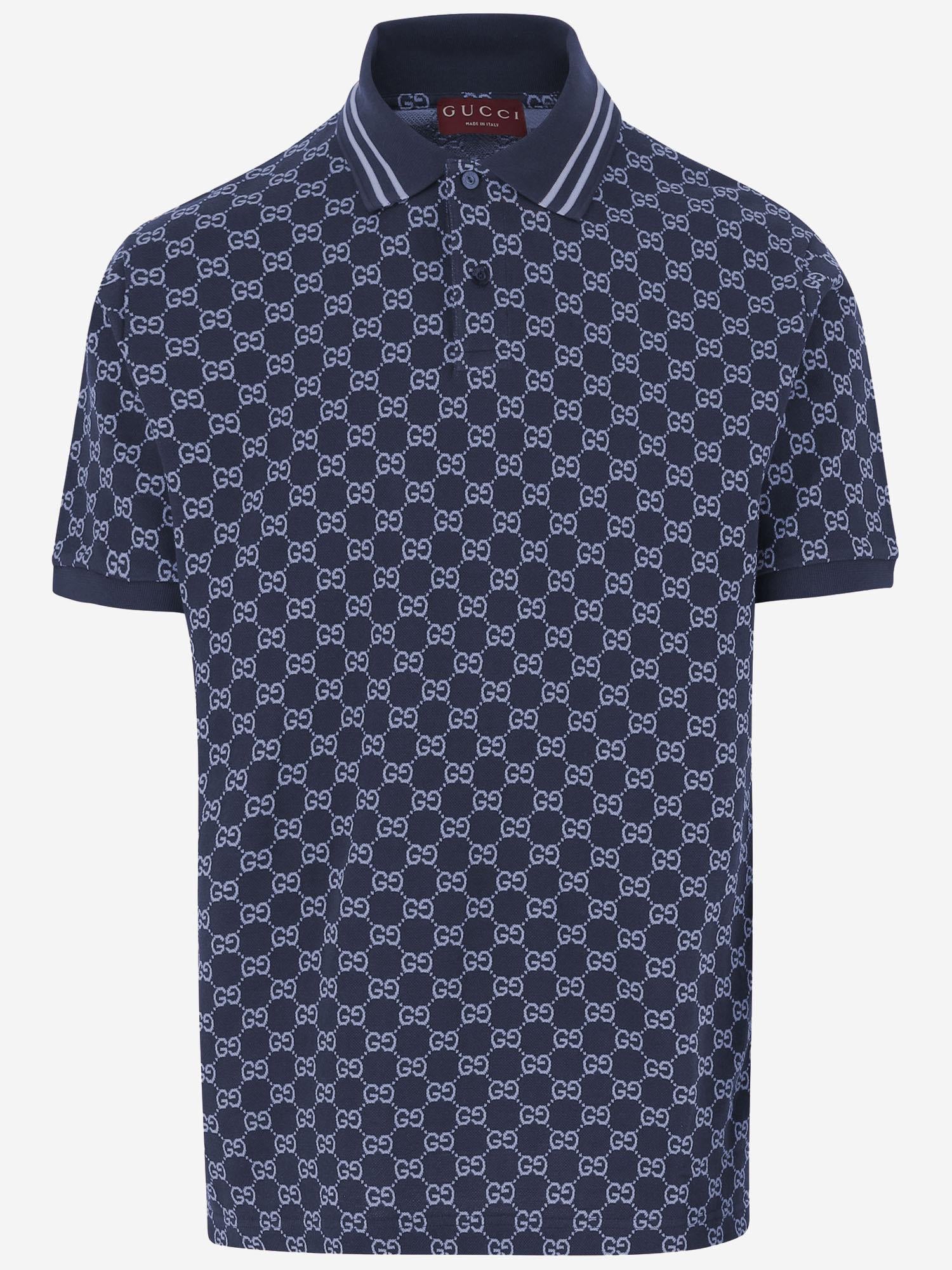 Polo in piquet di cotone GG 788024 XJHH74137 GUCCI 