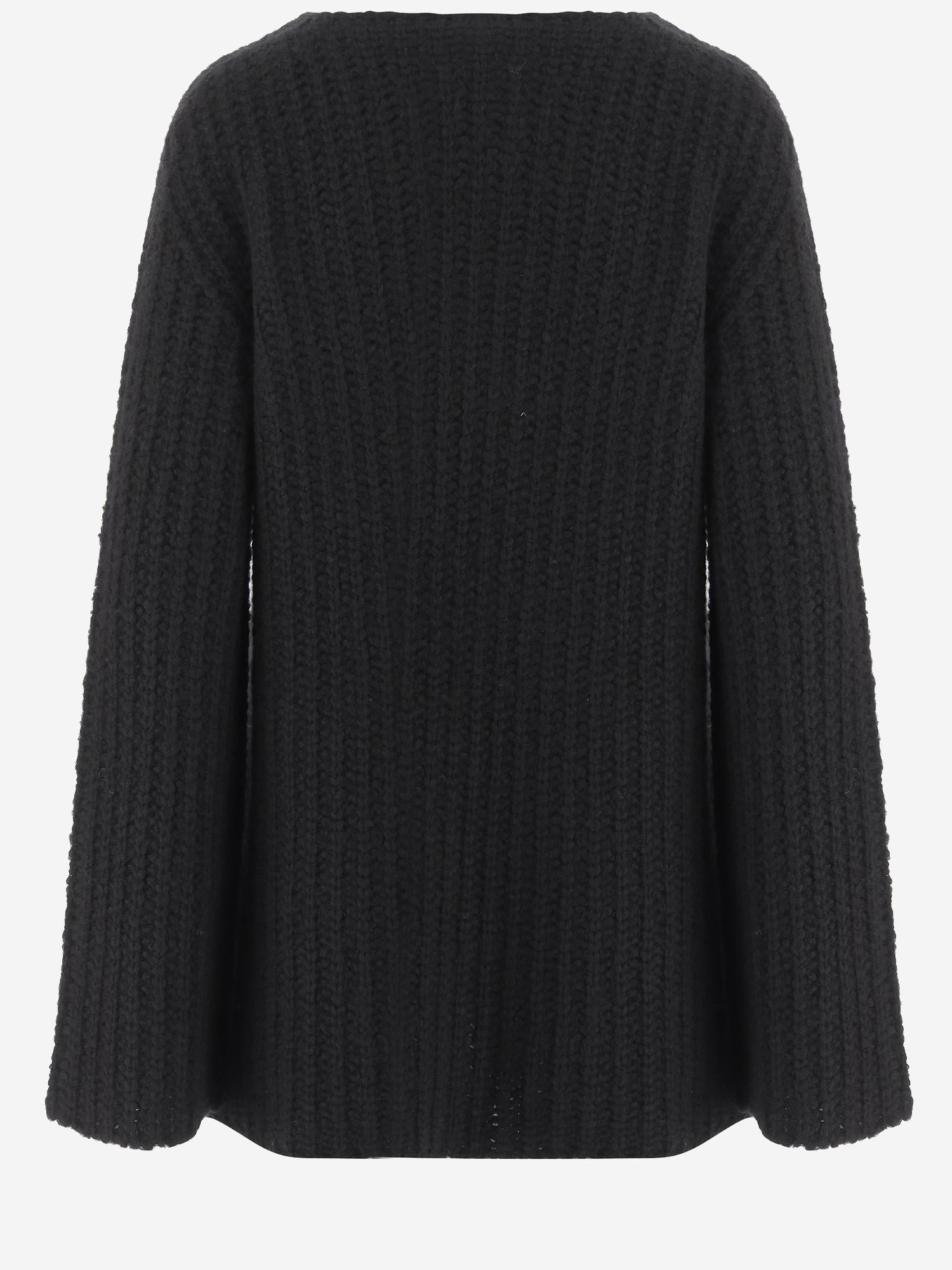 MAGLIA MIRR IN CASHMERE 10564Y647 BLK THE ROW 