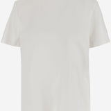 T-SHIRT IN COTONE CON CRISTALLI GWP01220P000673 10363 GOLDEN GOOSE 