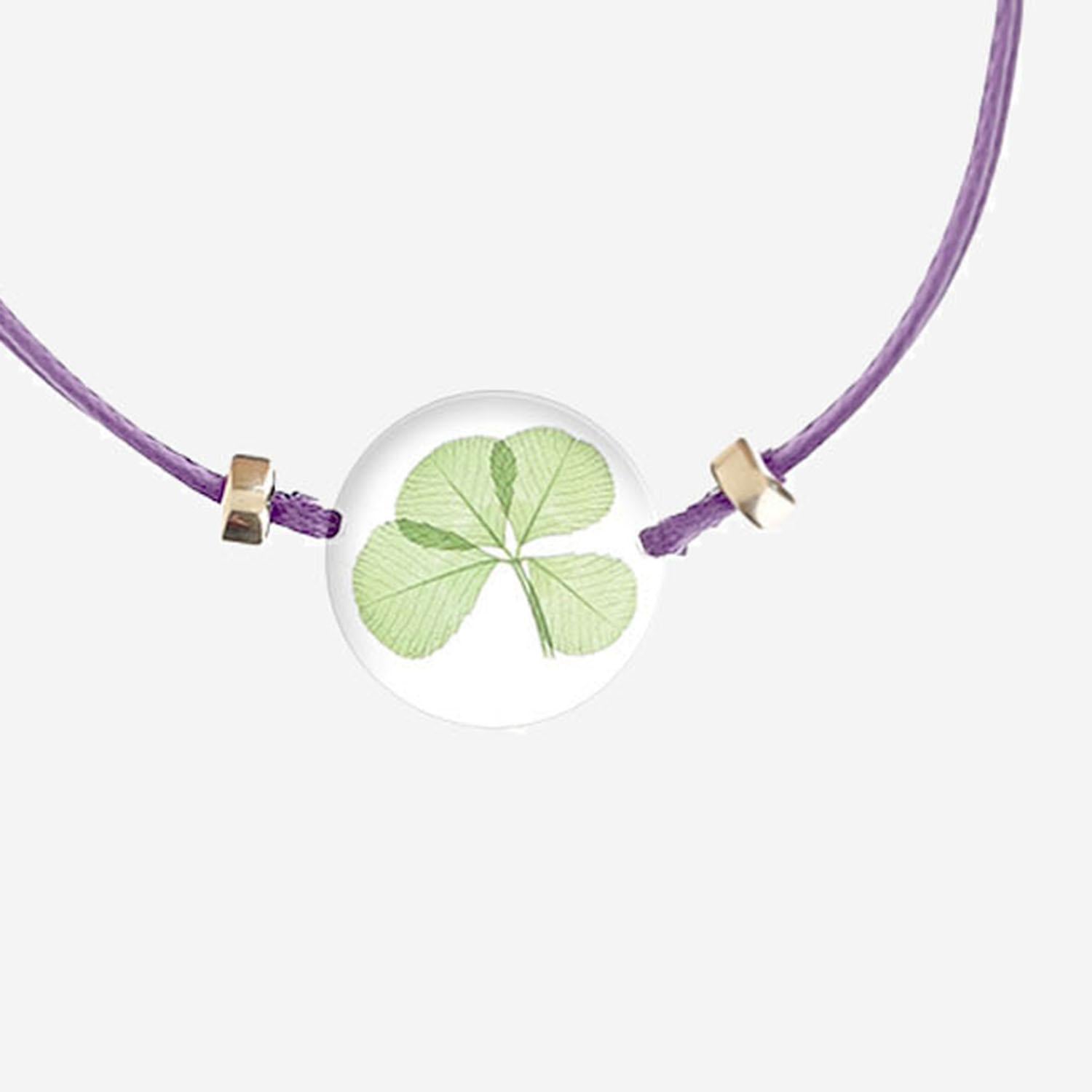 BRACCIALE TRIFOGLIO 143.3GF VIOLET CARRE DE TREFLES 