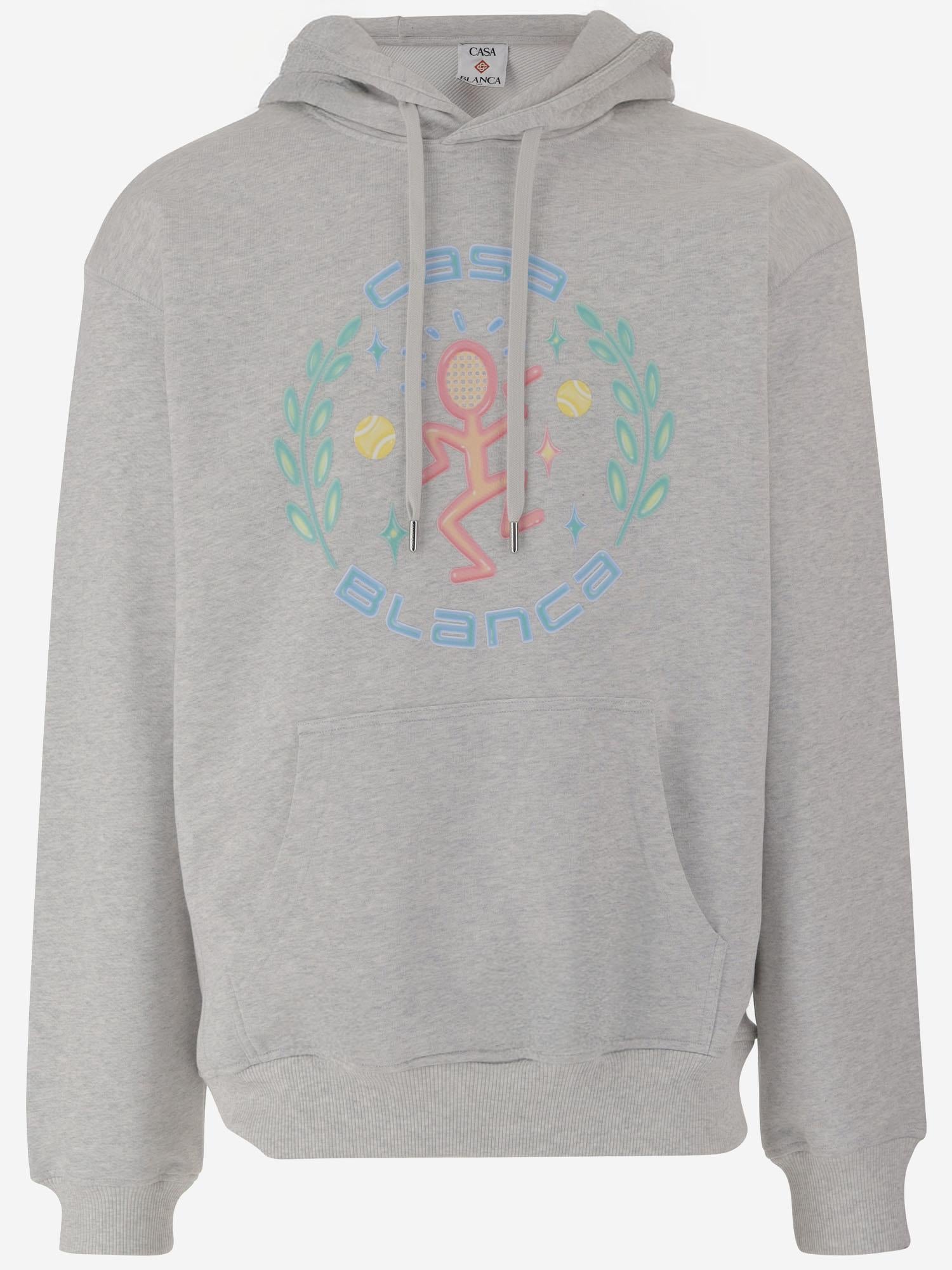 FELPA IN COTONE CON LOGO MSP26JTP292 03 CASABLANCA 