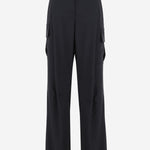PANTALONI CARGO IN LANA 814214 V4XP04246 BOTTEGA VENETA 