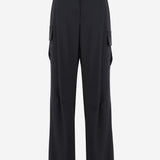 PANTALONI CARGO IN LANA 814214 V4XP04246 BOTTEGA VENETA 