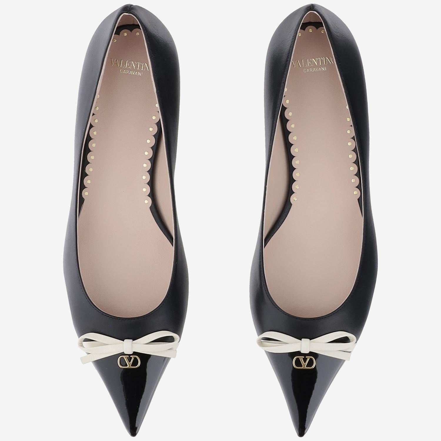 BALLERINE IN PELLE CON FIOCCO 7W2S0MC9 DAL790 VALENTINO GARAVANI 