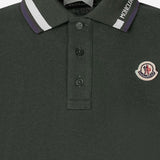 polo in cotone VERDE 8A000128496W 830 MONCLER ENFANTS 