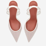 DÉCOLLETÉ HOLLI IN MESH HOLLIMESHSLING 95WHITE AMINA MUADDI 