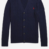 CARDIGAN IN COTONE CON LOGO 323925717 006 POLO RALPH LAUREN KIDS 