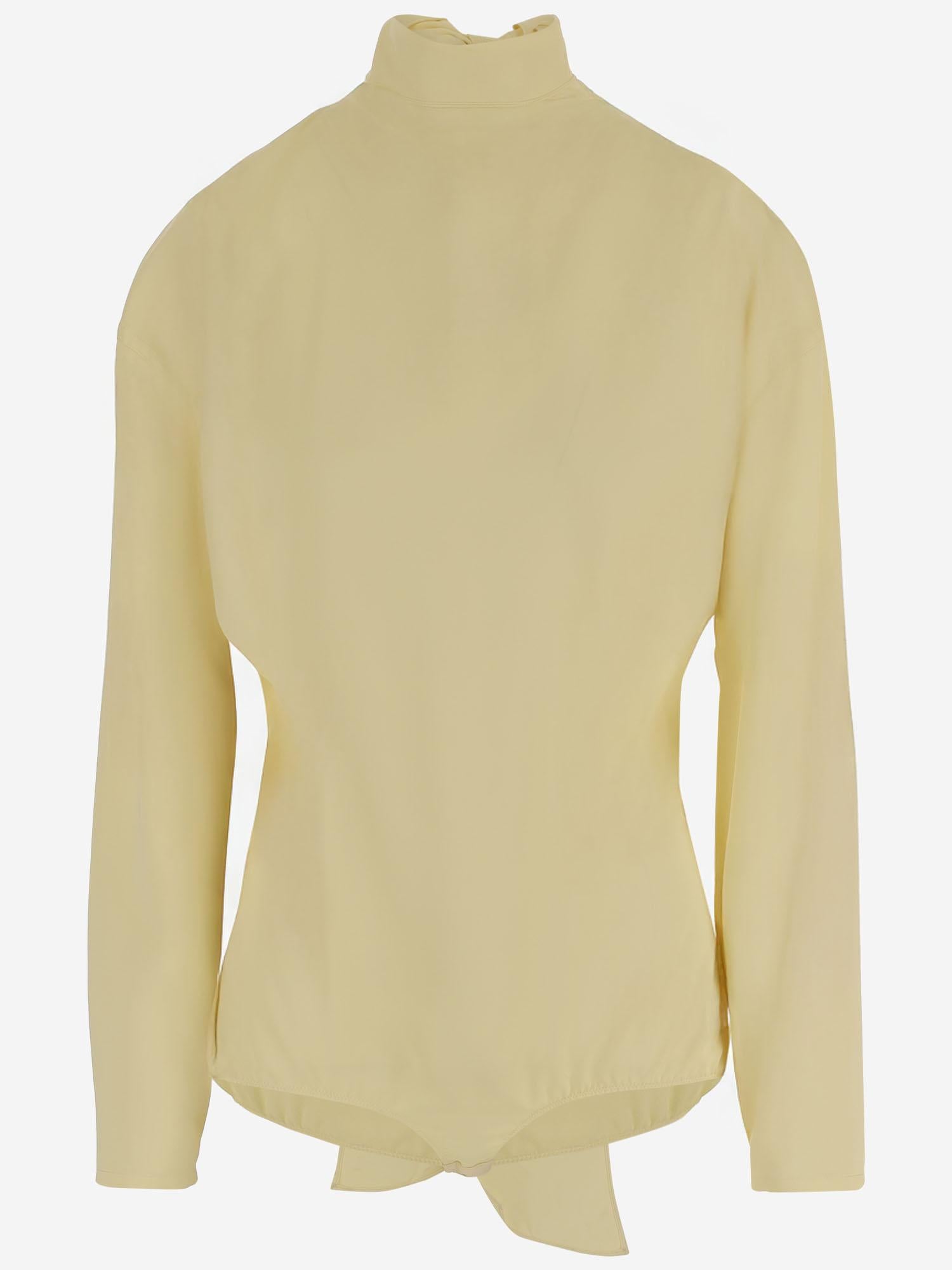 CAMICIA IN VISCOSA CON FIOCCO POSTERIORE 850982 ZATWW7281 GUCCI 
