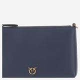 POCHETTE IN PELLE CON LOGO 104277 A0F1G08Q PINKO 