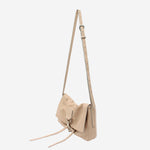 BORSA LA BISACCIA MINI IN NAPPA MARTELLATA LABISACCIAMINISOUFFLE 096SL RADICA STUDIO 