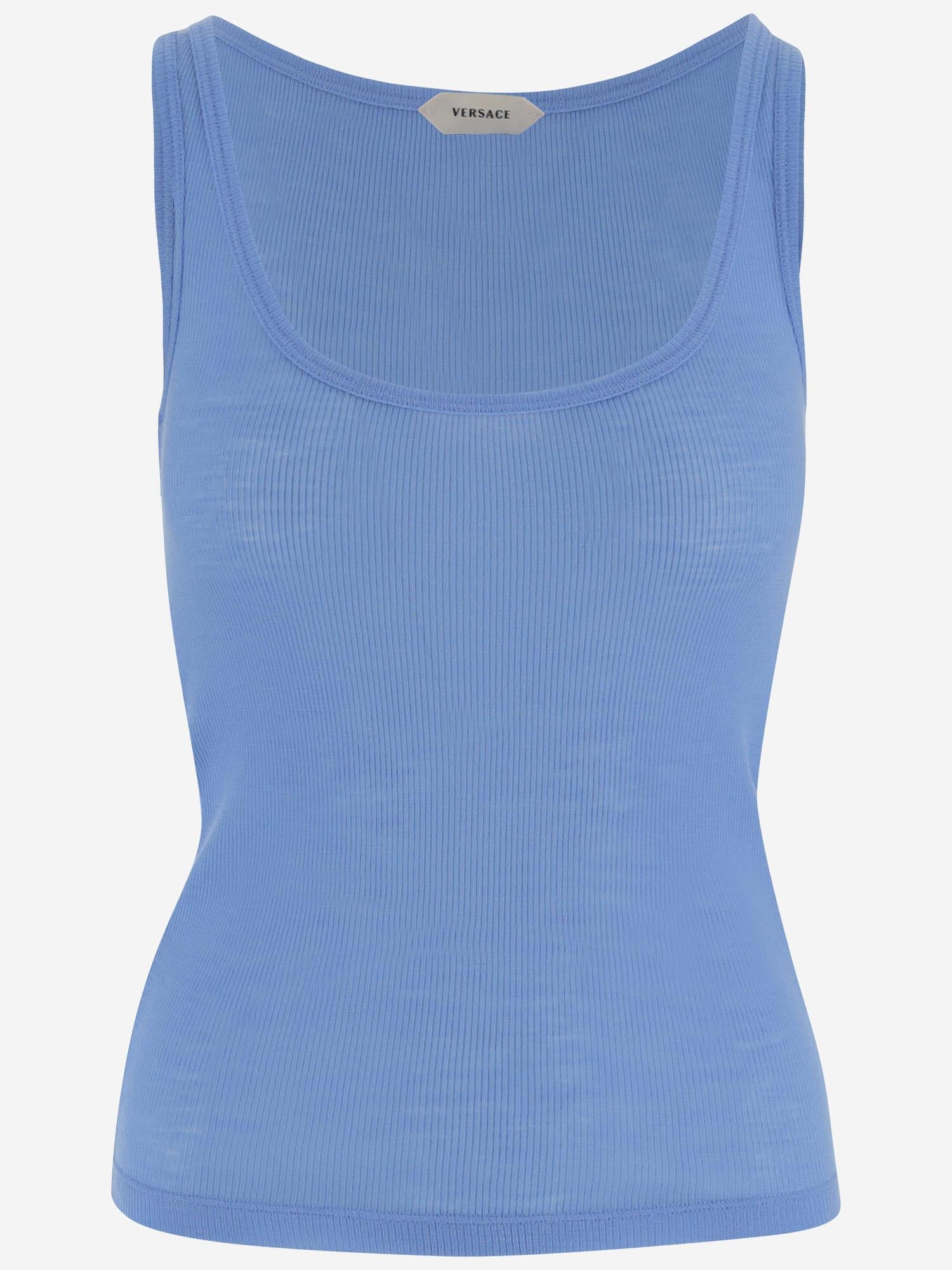 Top in lana 1023698 1A175481V440 VERSACE 